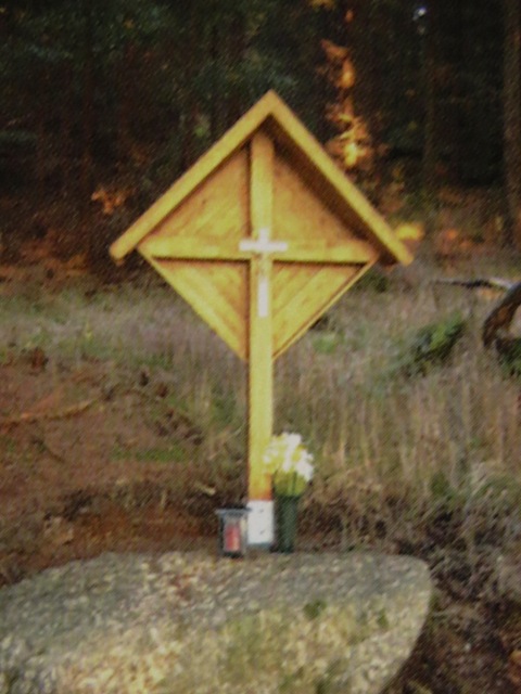 Verschwundenes Holzkreuz